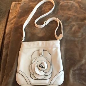 Adorable flower cross body purse